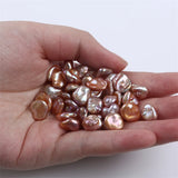 9-11mm Pink Freshwater Keshi Pearls Loose Pearls