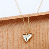 925 Silver Heart Pendant  Necklace Women Gift Fashion Jewelry for Her