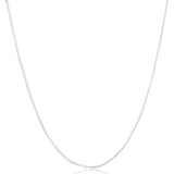 925 Silver 2mm Flat Snake Chain Necklace for Men Women