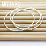 925 Silver Bangles High Solid Bracelet Fine Jewelry