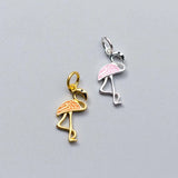 925 Silver Charm Accessories Necklace Pendants DIY Jewelry For Women