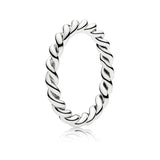 925 Silver Petite Engagement Ring Heart Crystal DIY Jewelry
