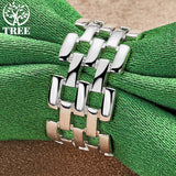 925 Silver Hollow Charm Rings for Women Man Engagement Wedding Birthday Gift