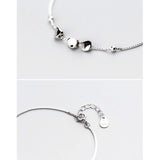 925 Silver Women's Lucky Ball Chain Bracelet
