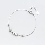 925 Silver Women's Lucky Ball Chain Bracelet