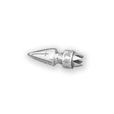 925 Sterling Thai Silver Bracelet Beaded Leather Rope Fashion Ch Letter