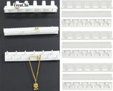 9Pcs Plastic Jewelry Display Rack Wall Hanger Stand