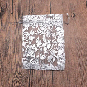 12 Organza Bag 200pcs Jewelry Packaging Earrings Wedding Gift Packaging Rose