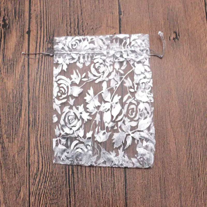 12 Organza Bag 200pcs Jewelry Packaging Earrings Wedding Gift Packaging Rose