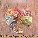 12 Organza Bag 200pcs Jewelry Packaging Earrings Wedding Gift Packaging Rose