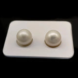 AA+ 11-12mm Round Freshwater Pearl, Sold by Pair