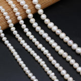 Real Freshwater Pearl Beads Round Natural Loose 14''