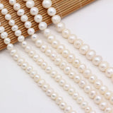 Real Freshwater Pearl Beads Round Natural Loose 14''