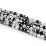 Natural Rutilated Quartz Stone Beads For DIY Jewelry 15''