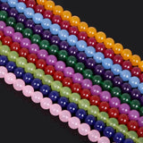 AAA+ Round Natural Mix Jades Stone Beads 4/6/8/10/12mm 15''