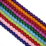AAA+ Round Natural Mix Jades Stone Beads 4/6/8/10/12mm 15''