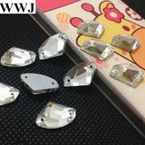 Galactic Sew On Stones Crystal Clear 5x10mm,9x14mm,12x19mm,16x27mm