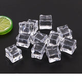 Acrylic Ice Cube Beads Translucent Square DIY Accessories