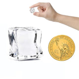 Acrylic Ice Cube Beads Translucent Square DIY Accessories