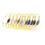 Colorful Tree of Life Crystal Bangle Bracelet for Women Girls