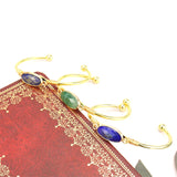 Colorful Tree of Life Crystal Bangle Bracelet for Women Girls