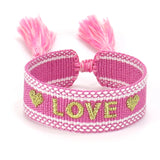 Adjustable Vow Letter Charm Bracelets for Women