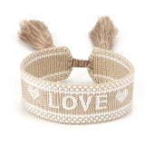 Adjustable Vow Letter Charm Bracelets for Women