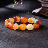 Alxa Gobi Stone Bracelet with Shape Beads Lucky Charm Jewelry
