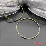Antique Bronze Copper Closed Ring Diy Jewelry Findings (JM6439)