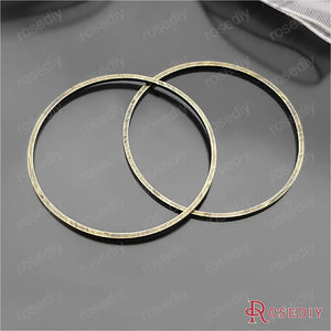 Antique Bronze Copper Closed Ring Diy Jewelry Findings (JM6439)