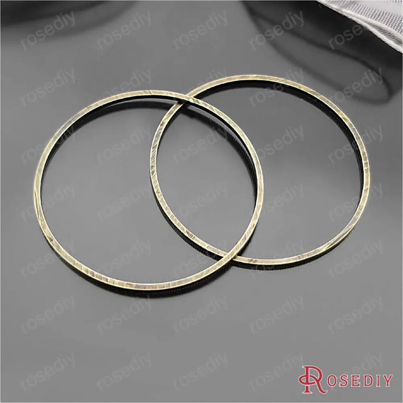 Antique Bronze Copper Closed Ring Diy Jewelry Findings (JM6439)