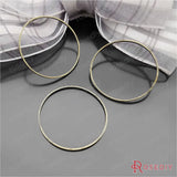 Antique Bronze Copper Closed Ring Diy Jewelry Findings (JM6439)