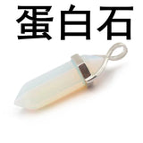 Hexagon Healing Crystal Stone Mixed Charms for Necklaces Making