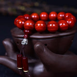 Red Sandalwood Buddha Round Beads Hand String Jewelry