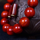 Red Sandalwood Buddha Round Beads Hand String Jewelry