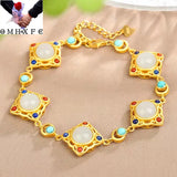 European Square 24KT Bracelet