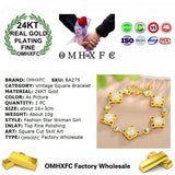 European Square 24KT Bracelet
