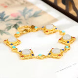 European Square 24KT Bracelet