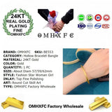 BE550 European Fine Woman 24KT Bracelet Bangle