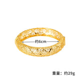 European Woman Bride Phoenix FU 24KT Bracelet Bangle