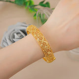 European Woman Bride Phoenix FU 24KT Bracelet Bangle