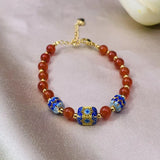 European Vintage Flower 24KT Bracelet for Women