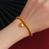 Vintage FU Beads 24KT Bracelet for European Fine Woman