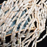 Baroque Biwa Natural Freshwater Loose Pearl Strand