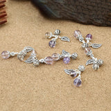 S925 Thai Silver Crystal Ametrine Fruit Bracelet Pendant