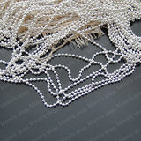 Silver Copper Ball Chains 5 Meter Accessories