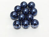 Dark Chunky Round Pearl Acrylic Beads 20mm 100pcs/lot