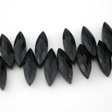 50pcs 7x22mm Oval Marquise Crystal Glass Beads Pendant Charm