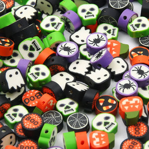 Polymer Clay Spacer Beads for Jewelry Making DIY Keychain