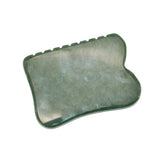 Dark Green Nephrite Gua Sha Stone Board for Body Massage